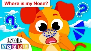 Where is My Puppy Nose? | Nursery Rhymes and Kids Songs by Little Angel