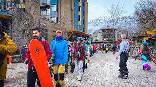 Record Breaking Line At Whistler Blackcomb Ski Resort April 2023