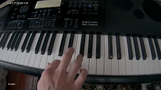 New Order Blue Monday casio wk-7600 piano tutorial cover