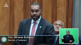 Fijian Parliament Member of the Opposition supports the 2022 - 2023 National Budget