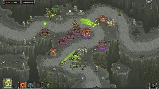 Kingdom Rush Frontiers - Darklight Depths - Veteran Campaign 3 Stars Steam Walkthrough