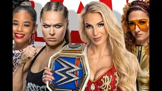 Ronda Rousey and Naomi VS Charlotte Flair and Sonya Deville | Ronda Rousey | Naomi | Sonya Deville
