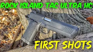 Rock Island Tac Ultra HC First Shots