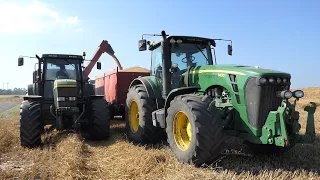 John Deere 7710, 8430 & 8530 working Hard in the field during Harvest 2020 | Pure Sound | DK Agri