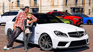 ОТЕЦ И СЫН В GTA 5 -ПОДАРИЛ СЫНУ MERCEDES C63 AMG НА НОВЫЙ ГОД! СЫН МЕЧТАЛ ОБ ЭТОЙ МАШИНЕ! 🌊ВОТЕР