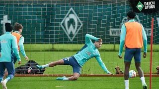 Niclas Füllkrug im Tor - Marvin Ducksch präzise: Werder Bremen-Training vorm Duell mit Schalke 04!