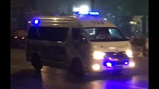 ShangHai ambulance responding collection (PATLITE siren)