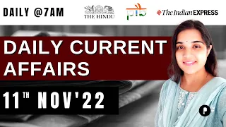 11 Nov Current Affairs 2022 | Daily Current Affairs | Current Affairs Today