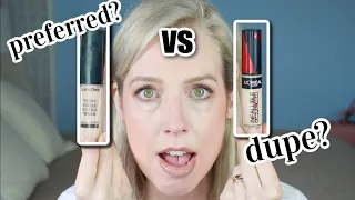 L'oreal vs Lancome | concealer review | Dupe?