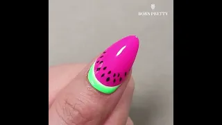 BORN PRETTY Easy Watermelon Nail Art