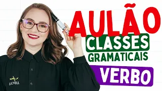 AULÃO sobre VERBO  - TEORIA + QUESTÕES - CLASSES GRAMATICAIS - PORTUGUÊS para CONCURSOS