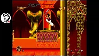 🕌🍎🍏🗡Disney's Aladdin👑🍏🍎💎 (Sega Genesis) Final Level + Final boss Jafar + Ending