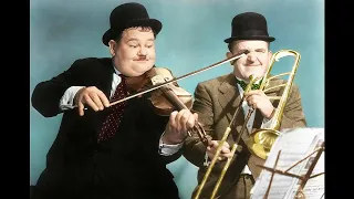 Laurel & Hardy Funniest Scenes from Silent Movies - Remastered in Color!