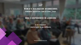 Q+A Session (Lierre Keith & Jan Williams) at #WDI "What's to be done?" conference, April 2023
