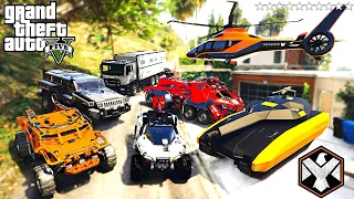 GTA 5 - Stealing  Armored VEHICALS with Franklin! ( GTA V Real Life Cars #31)