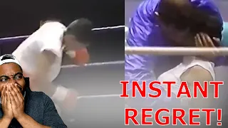 No Mercy! Greatest Female Fighter EVER Gets Into Ring With Average Male Fighter & Has INSTANT Regret