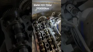 BMW F01 730d - Состояние цепи ГРМ  при пробеге 293 000км