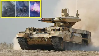 The first time, Ukrainian troops destroyed the Russian Terminator BMPT