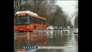 Последствия температурного рекорда растеклись по нижегородским улицам