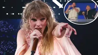 AMAZING! Travis was seen Dancing and supporting his girlfriend, Taylor Swift, at her latest concert