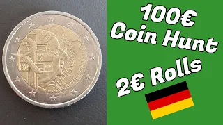 2€ coin hunt #1 - 2 rolls from Germany (100€ hunt)