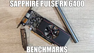 Sapphire Pulse RX 6400 Benchmarks (vs GTX 1050 Ti and GTX 1650)