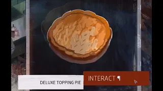 Disco Elysium - getting a topping pie from Gary