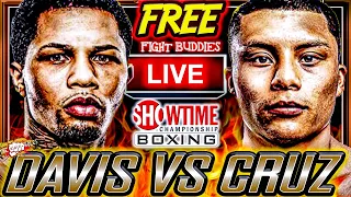 🔴SHOWTIME BOXING: GERVONTA DAVIS vs ISAAC CRUZ + GARCIA vs FUNDORA LIVE FREE FIGHT REACTION!