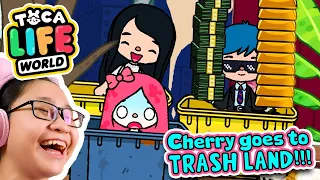 Toca Life World - Cherry Goes To TRASHLAND????