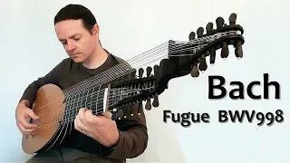 J. S. Bach lute music - Fugue BWV 998 played on the German baroque lute