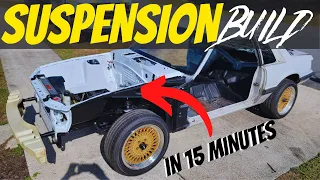 Foxbody Mustang: Front Suspension Makeover in 15 MINUTES !!!
