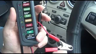 How to test a car battery using Automotive battery tester from Aliexpress