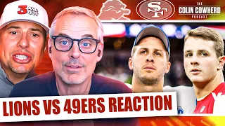 Lions-49ers Reaction: Brock Purdy shines late, Campbell's calls, SB vs Chiefs | Colin Cowherd NFL