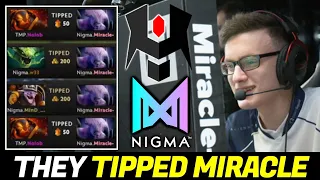 They tipped MIRACLE for his Insane Plays — NIGMA vs TEMPO ESL One Germany