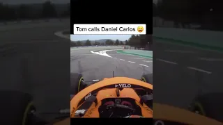 Daniel Ricciardo’s race engineer calls him Carlos...