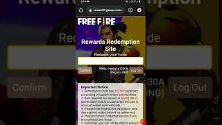 REDEEM CODE FREE FIRE TODAY | FF REDEEM CODE TODAY | FREE FIRE REDEEM CODE | TODAY REDEEM CODE