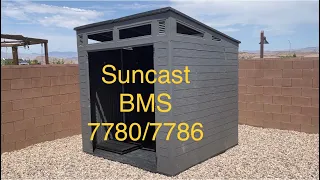 Suncast BMS7780/BMS7786 7x7 shed assembly