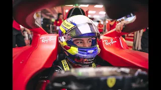 Oliver Bearman debuts in Scuderia Ferrari F1 Car