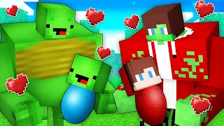 JJ And Mikey BORN Into A FAMILY OF MUTANTS in Minecraft Maizen