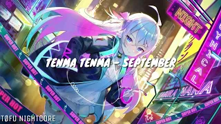 Tenma Tenma - September | Nightcore