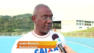 Acompanhamos a rotina de treinos do atleta Darlan Romani