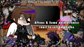 Afton Family + Some Animatronics react to FNAF Cursed Images || FNAF || Cringe Photos Warning||