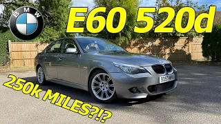 Is HIGH MILEAGE Worth it? 250k+ Miles BMW E60 520d (Long Term OWNER Review)