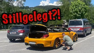 Österreich Polizei nimmt meinen Breitbau BMW auseinander...