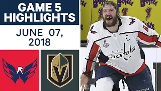 NHL Highlights | Capitals vs Golden Knights, Game 5 - June 7, 2018