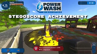 Stegoscore Achievement - PowerWash Simulator