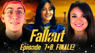 WAR NEVER CHANGES!  EX VAULT DWELLERS Watch *FALLOUT (2024)* [1x7][1x8] FINALE! First Time Watching!