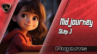 Midjourney. Step by step Educational course. Step 3. Promts