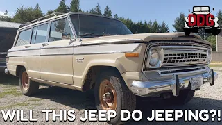 Will This Abandoned 1970 Jeep Wagoneer Run And Go Offroading After Sitting 22 Years?