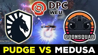 EPIC 70 MIN GAME, CARRY PUDGE vs MEDUSA !!! LIQUID vs GOONSQUAD - DPC WEU 2022 TOUR 3 DIV 1 DOTA 2